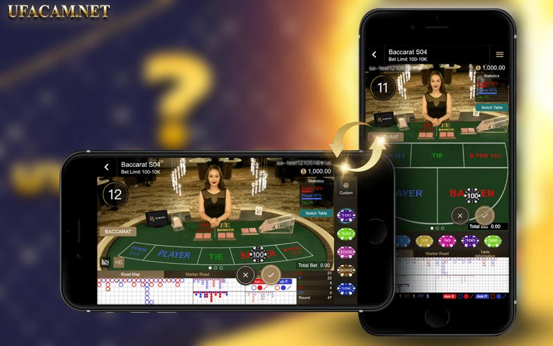 คาสิโนถ่ายทอดสด บาคาร่าสด UFACAM